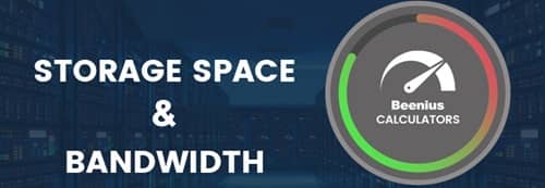 What Distinctions exist between Bandwidth and Storage Space